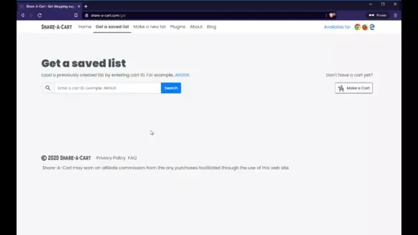 Embedding a list video guidelet